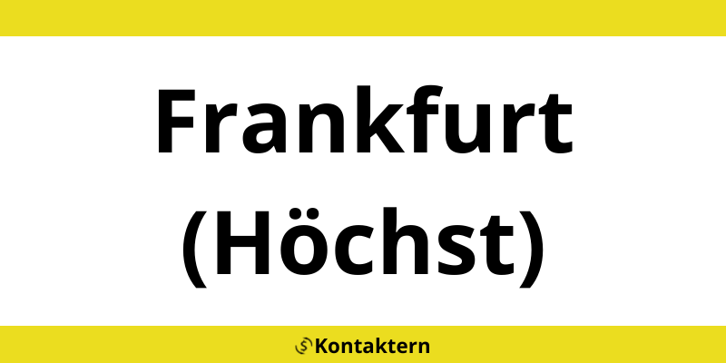 Western Union in Frankfurt (Höchst) HBF